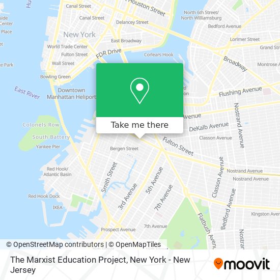 The Marxist Education Project map