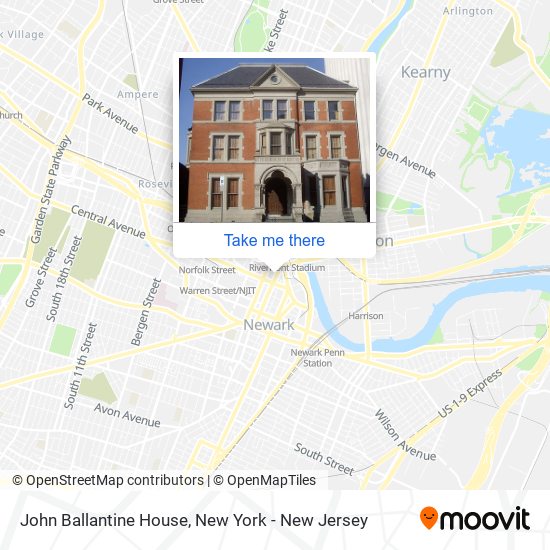 Mapa de John Ballantine House