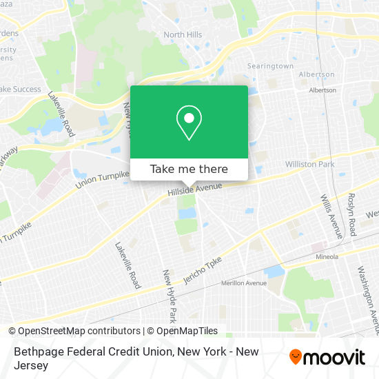 Mapa de Bethpage Federal Credit Union