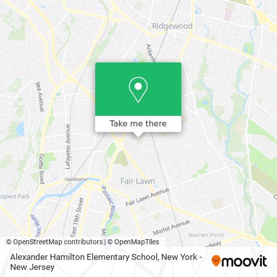 Alexander Hamilton Elementary School map