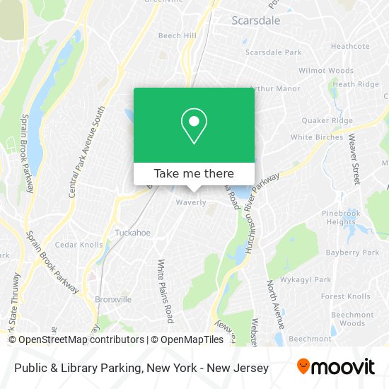 Public & Library Parking map