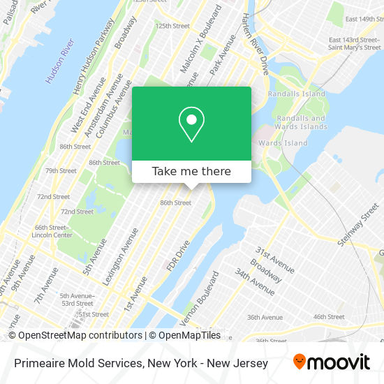 Primeaire Mold Services map