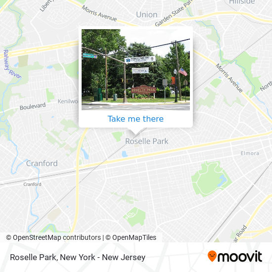 Mapa de Roselle Park