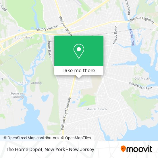 The Home Depot map