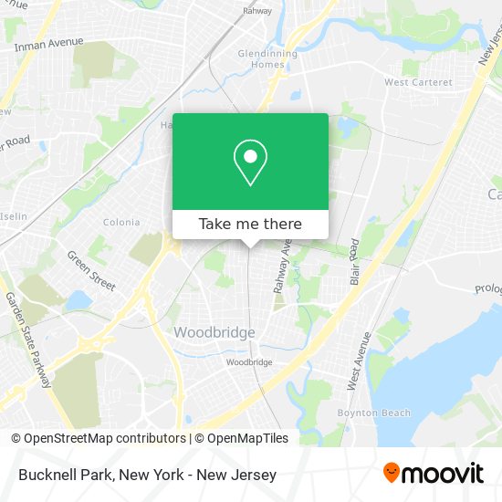 Mapa de Bucknell Park