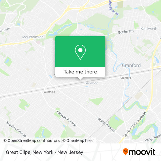 Great Clips map