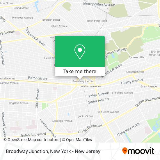 Broadway Junction map