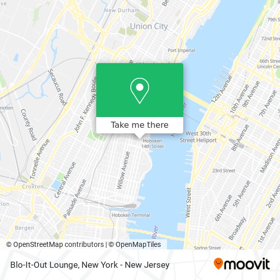 Blo-It-Out Lounge map