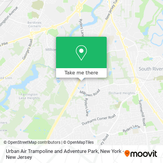 Urban Air Trampoline and Adventure Park map