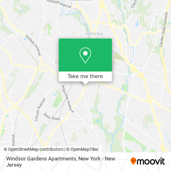 Windsor Gardens Apartments map