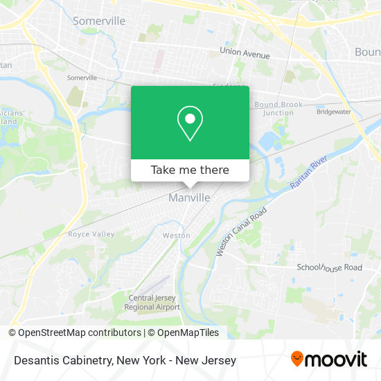 Desantis Cabinetry map