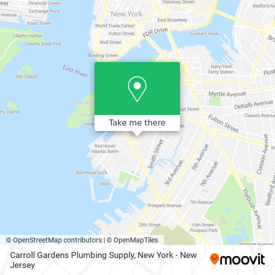 Mapa de Carroll Gardens Plumbing Supply