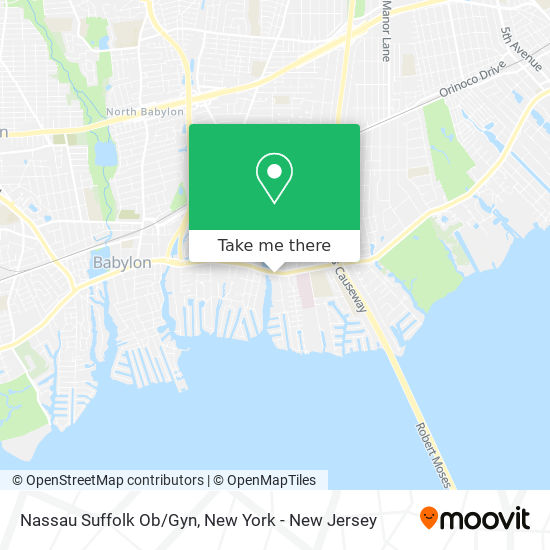 Nassau Suffolk Ob/Gyn map