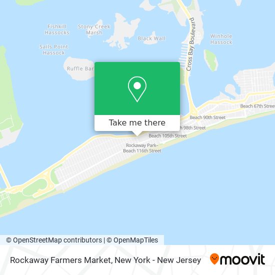 Rockaway Farmers Market map