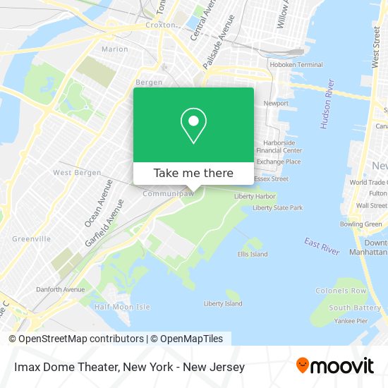 Mapa de Imax Dome Theater