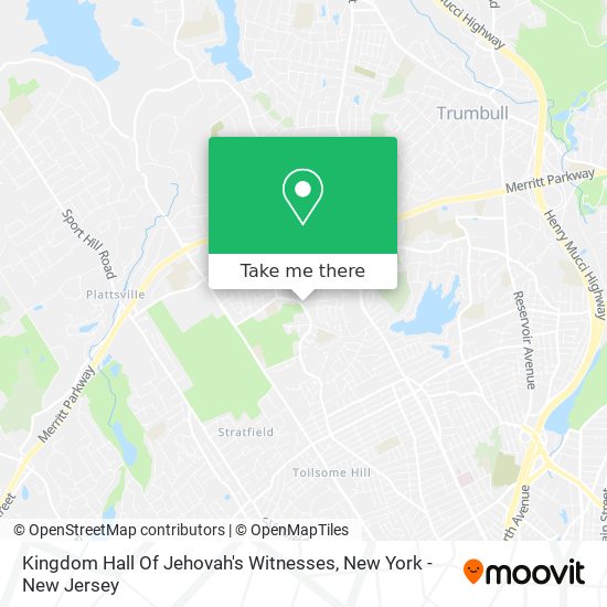 Kingdom Hall Of Jehovah's Witnesses map