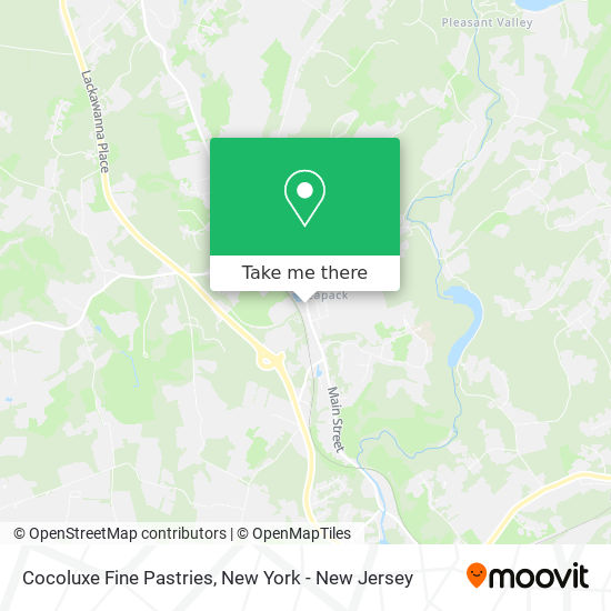 Cocoluxe Fine Pastries map