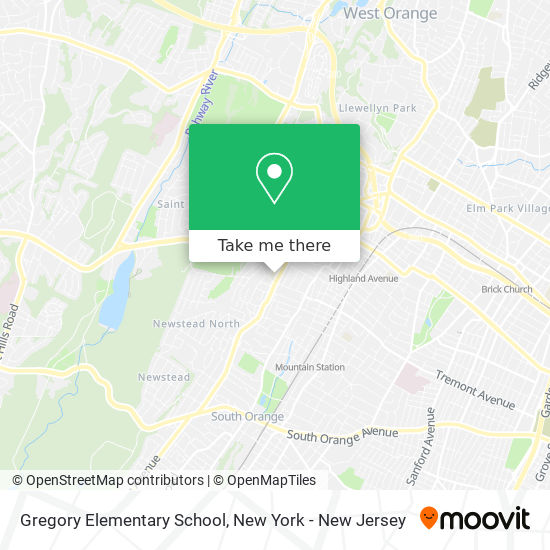 Mapa de Gregory Elementary School