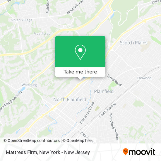 Mapa de Mattress Firm