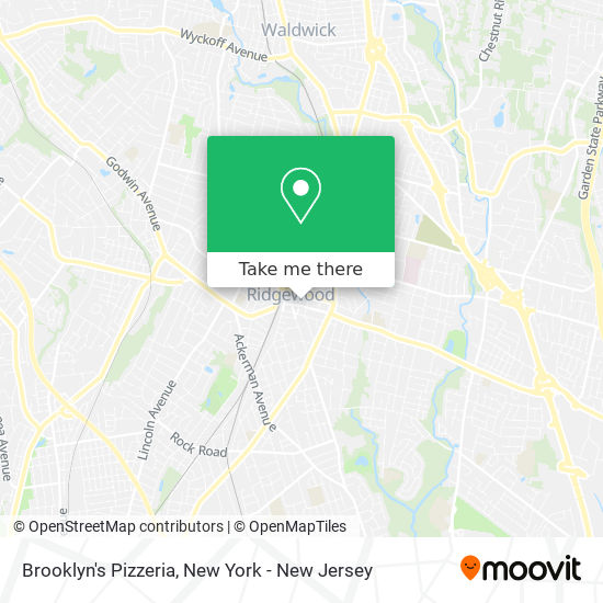Brooklyn's Pizzeria map