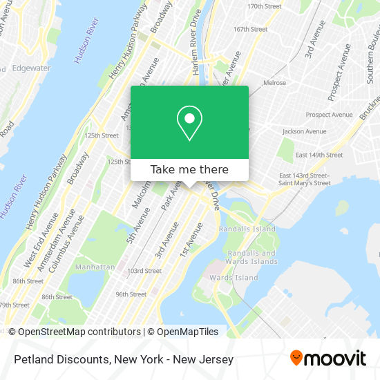 Mapa de Petland Discounts