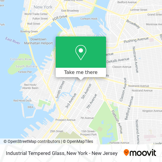 Industrial Tempered Glass map