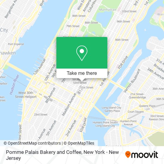 Pomme Palais Bakery and Coffee map