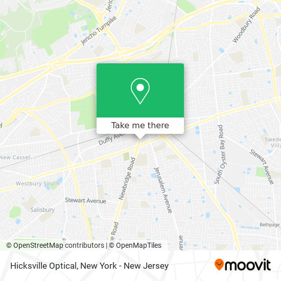 Hicksville Optical map