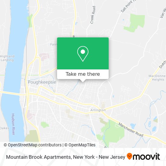 Mountain Brook Apartments map