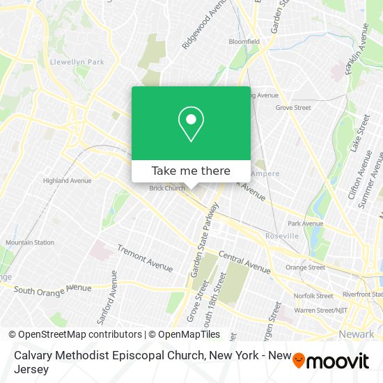 Mapa de Calvary Methodist Episcopal Church