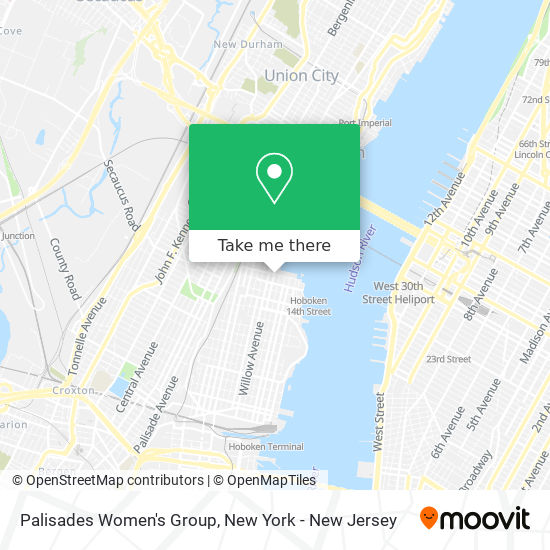 Palisades Women's Group map