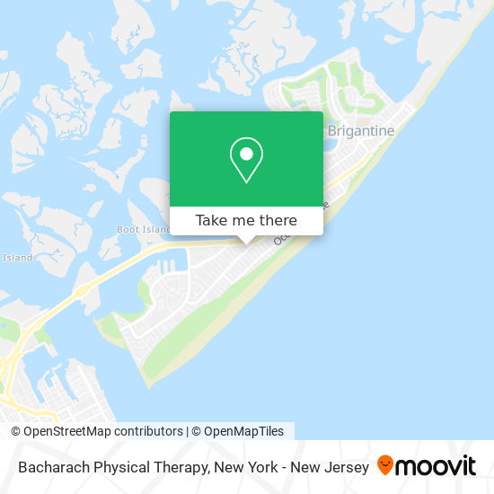 Bacharach Physical Therapy map