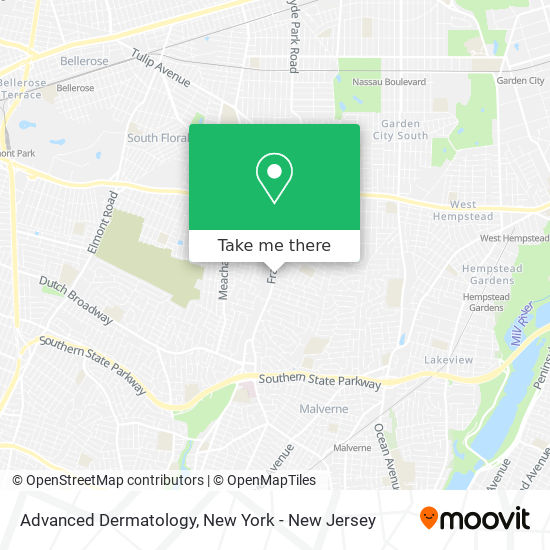 Advanced Dermatology map