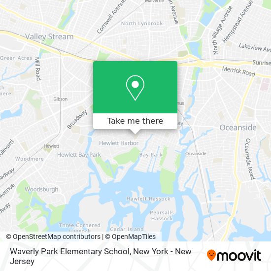 Mapa de Waverly Park Elementary School