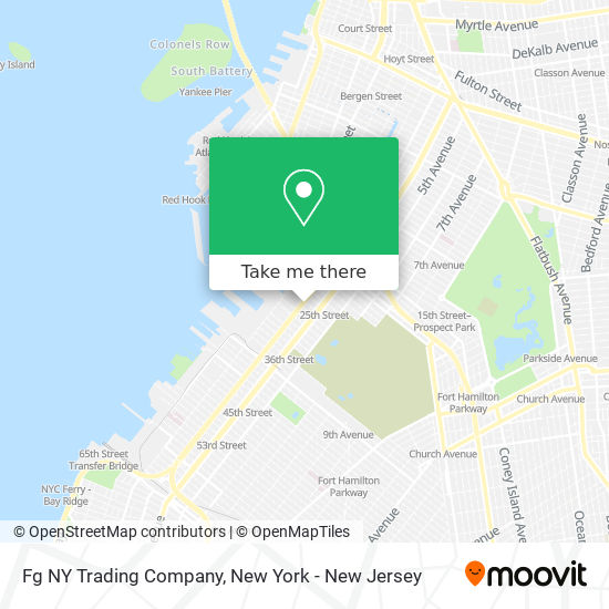 Mapa de Fg NY Trading Company