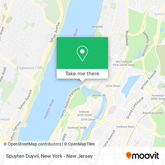 Spuyten Duyvil map