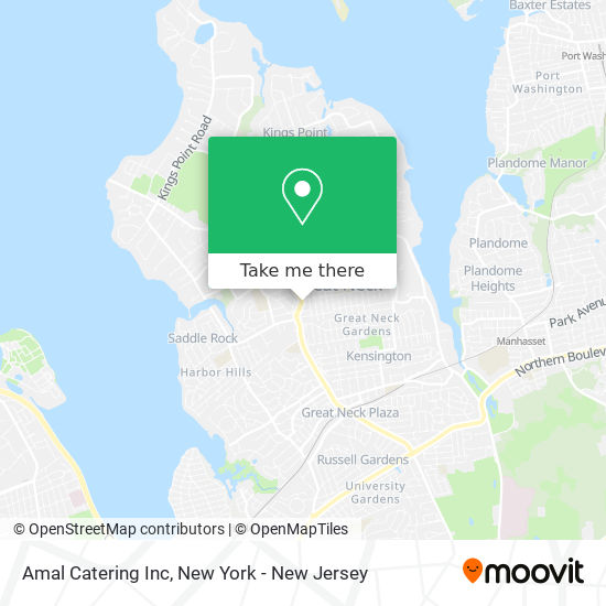 Amal Catering Inc map