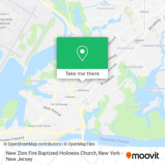 Mapa de New Zion Fire Baptized Holiness Church