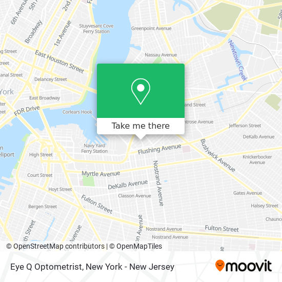 Eye Q Optometrist map