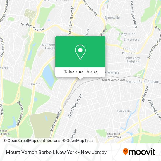 Mapa de Mount Vernon Barbell