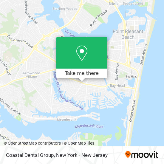 Coastal Dental Group map