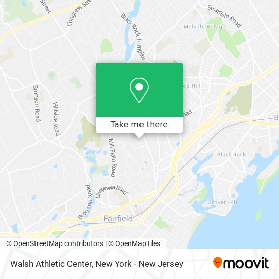 Walsh Athletic Center map