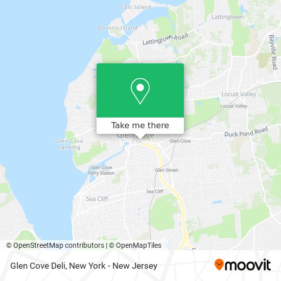 Mapa de Glen Cove Deli