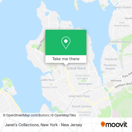 Janet's Collections map