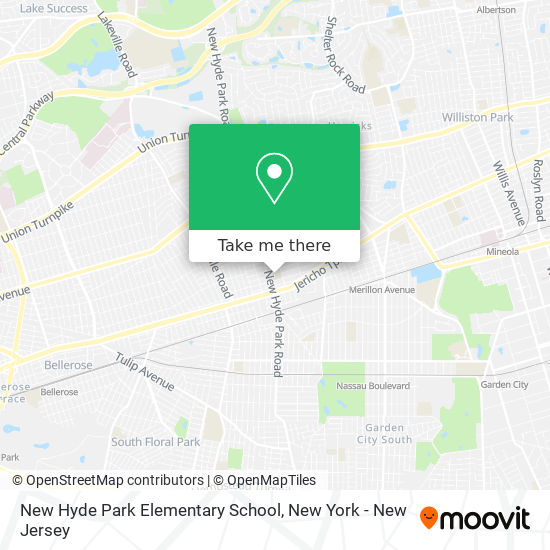 New Hyde Park Elementary School map