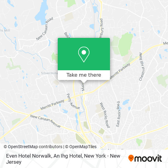 Mapa de Even Hotel Norwalk, An Ihg Hotel