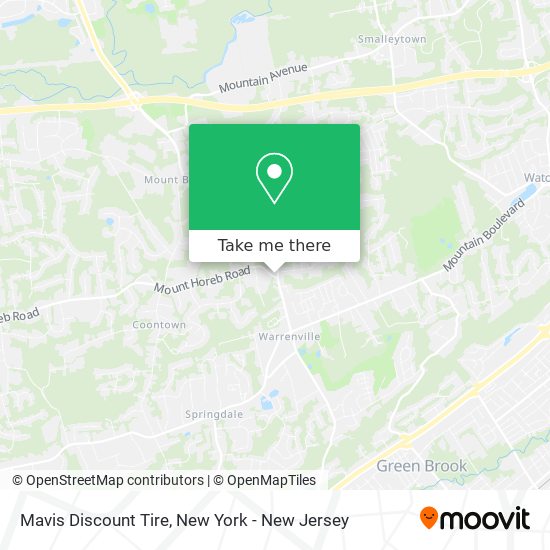 Mapa de Mavis Discount Tire