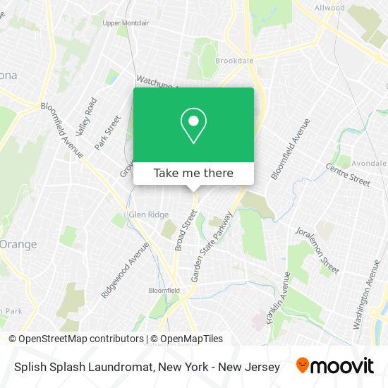Splish Splash Laundromat map