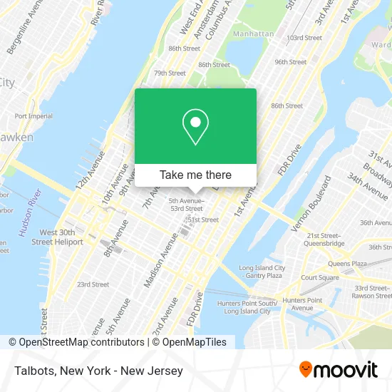 Talbots map