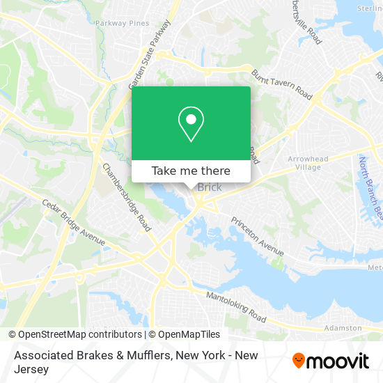 Associated Brakes & Mufflers map